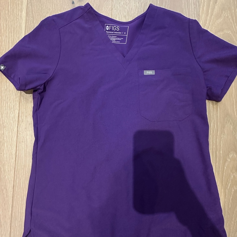 Figs Purple Scrub Top & pant set